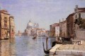 Venice View of Campo della Carita from the Dome of the Salute plein air Romanticism Jean Baptiste Camille Corot